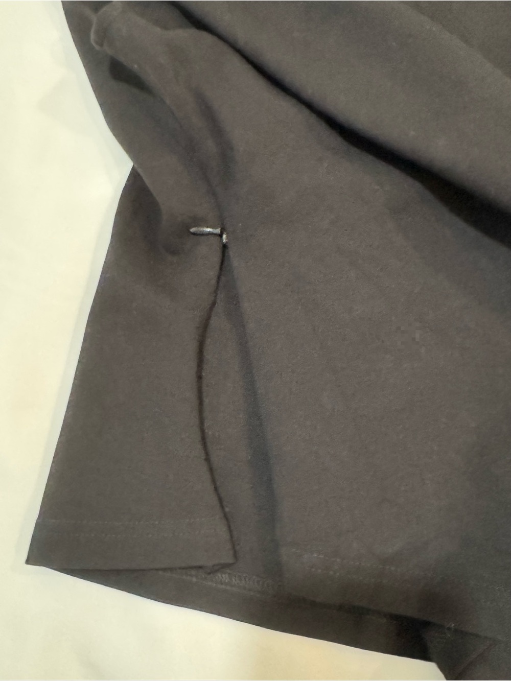OGL NWT Ponte Black Tucked Angled Tank Top Med - Picture 6 of 8